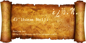 Ölbaum Nelli névjegykártya